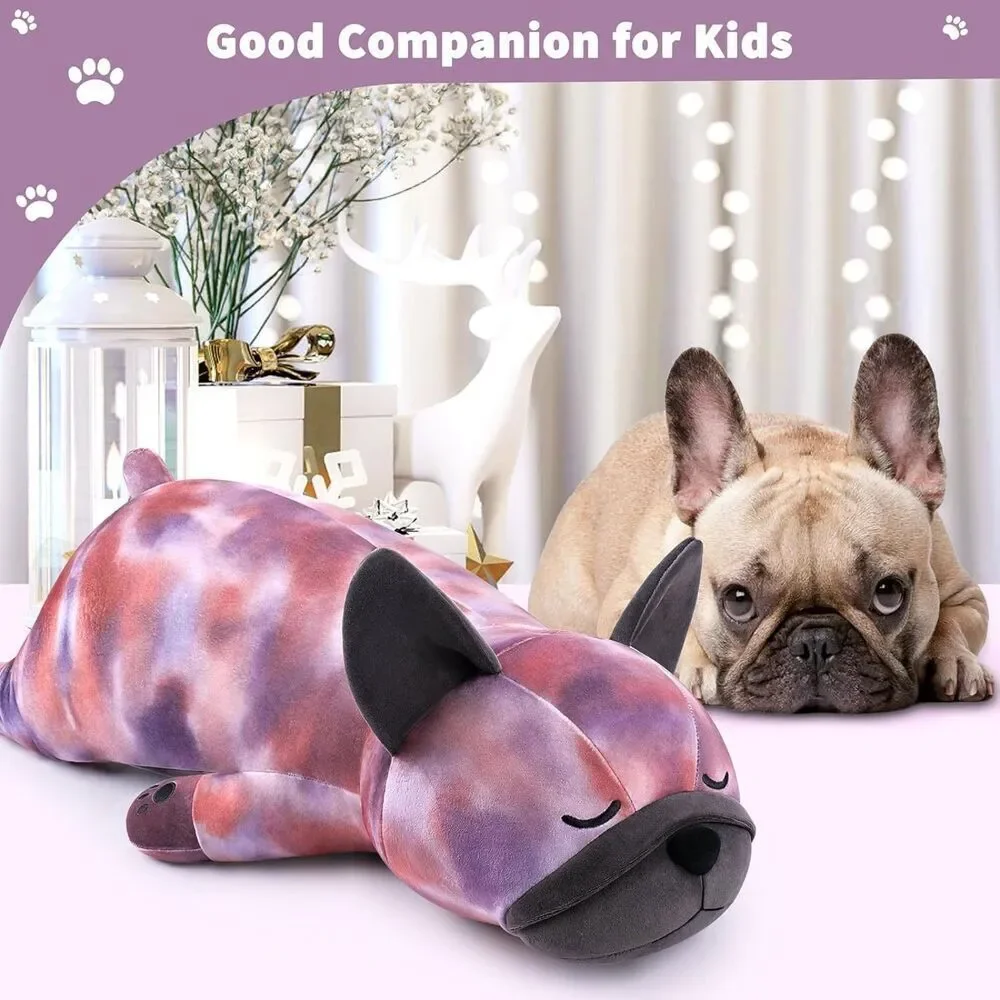 30'' Auspicious Beginning Giant Leopard Pattern French Bulldog Plush